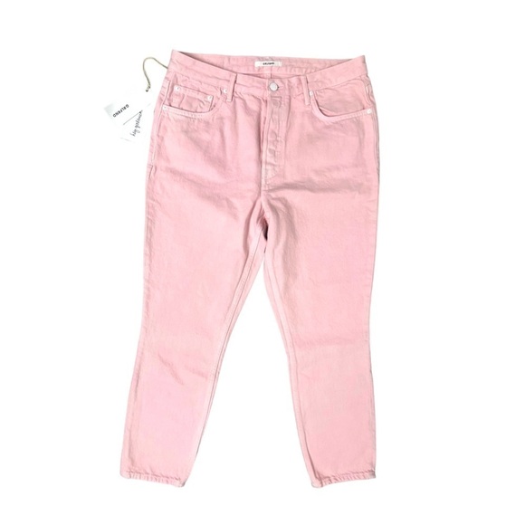 NWT GRLFRND The Karolina High Waist Skinny Pink Jeans - Size 31 - Picture 1 of 13